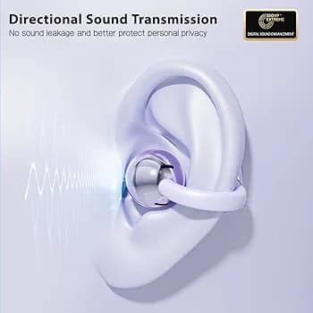 Ear Earbuds Clip-On Earphones Wireless Headphones