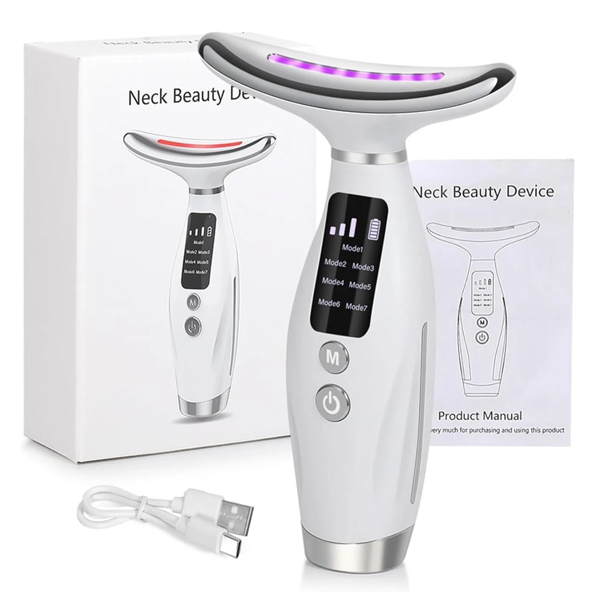 Facial Massager with Safety Features & Heat